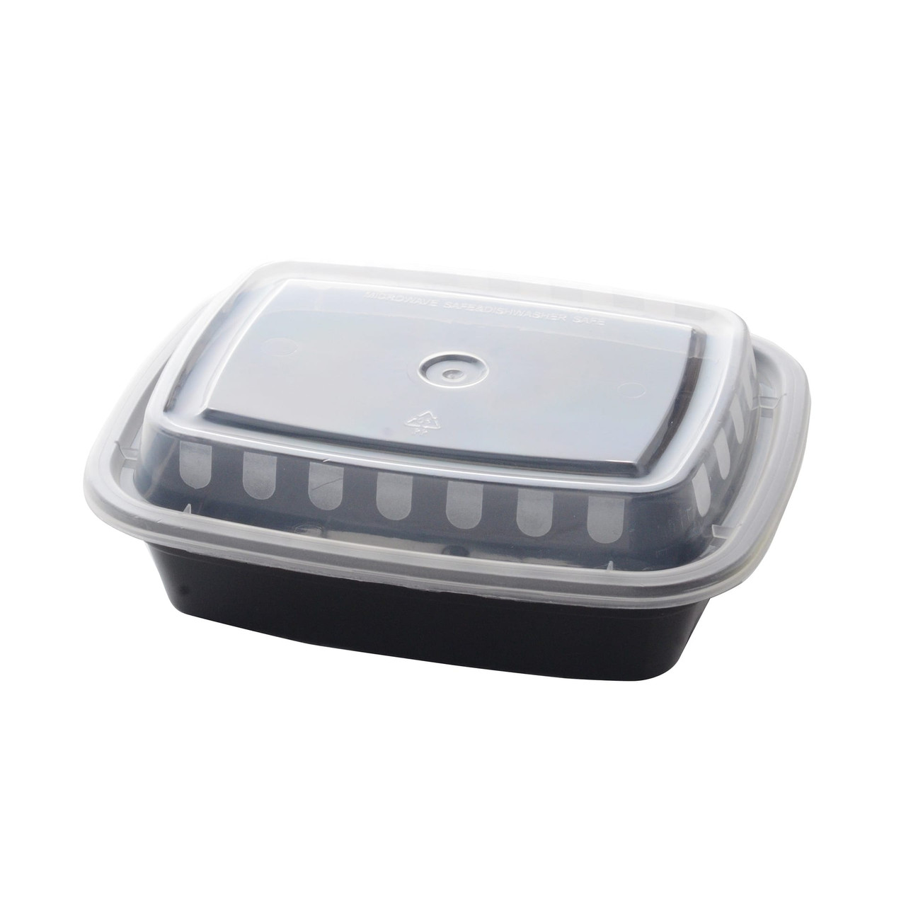 Take-Out Container Base & Lid Combo 12 OZ Microwave Safe 150/Case