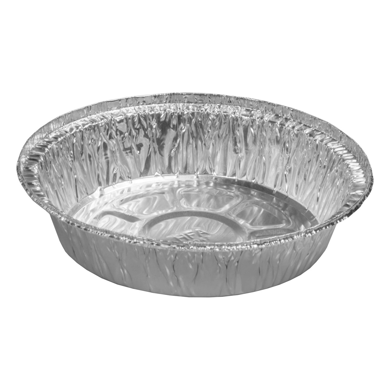 Take-Out Container Base 7 IN Aluminum Silver Round 500/Case