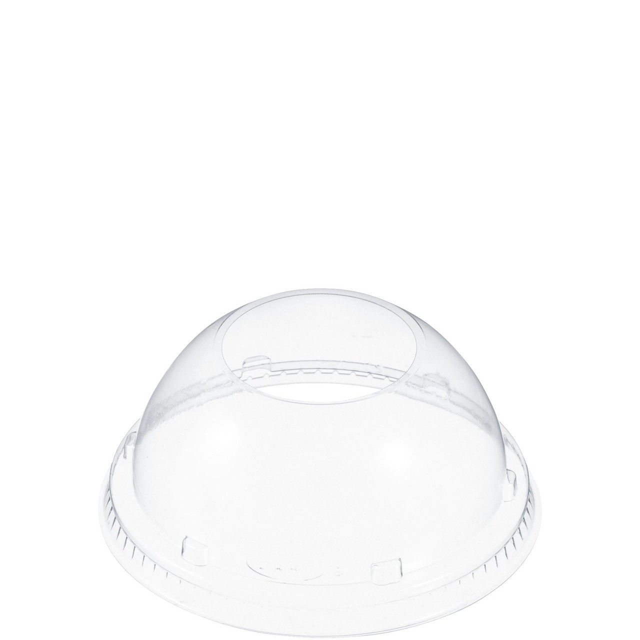 Dart® Lid Dome 4.4X1.88 IN 1 Compartment OPS Clear For 5-32 OZ Cold Container Unhinged 50 Count/Pack 20 Packs/Case