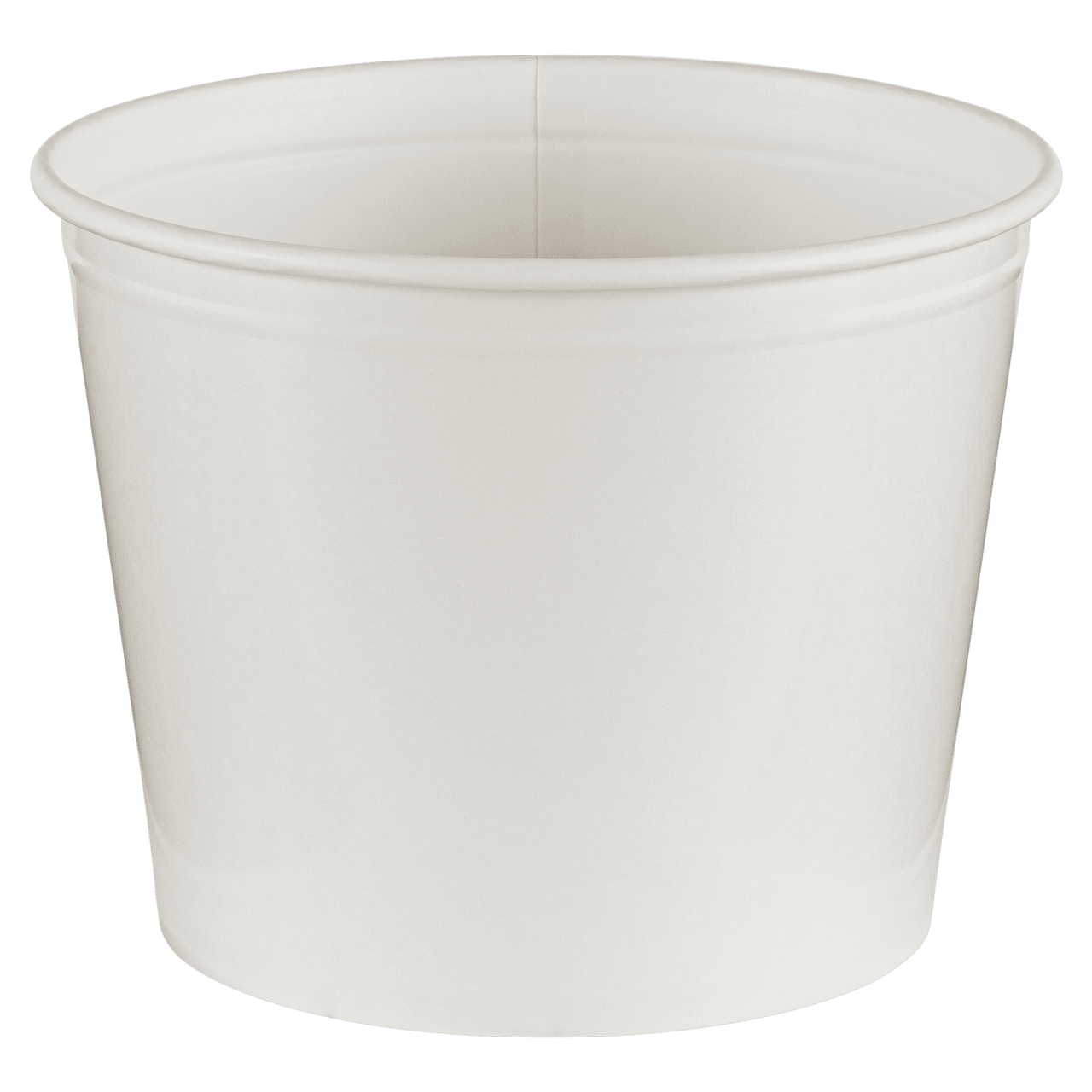 Bucket & Tub 85 OZ SBS Paperboard White Leak Resistant 200/Case