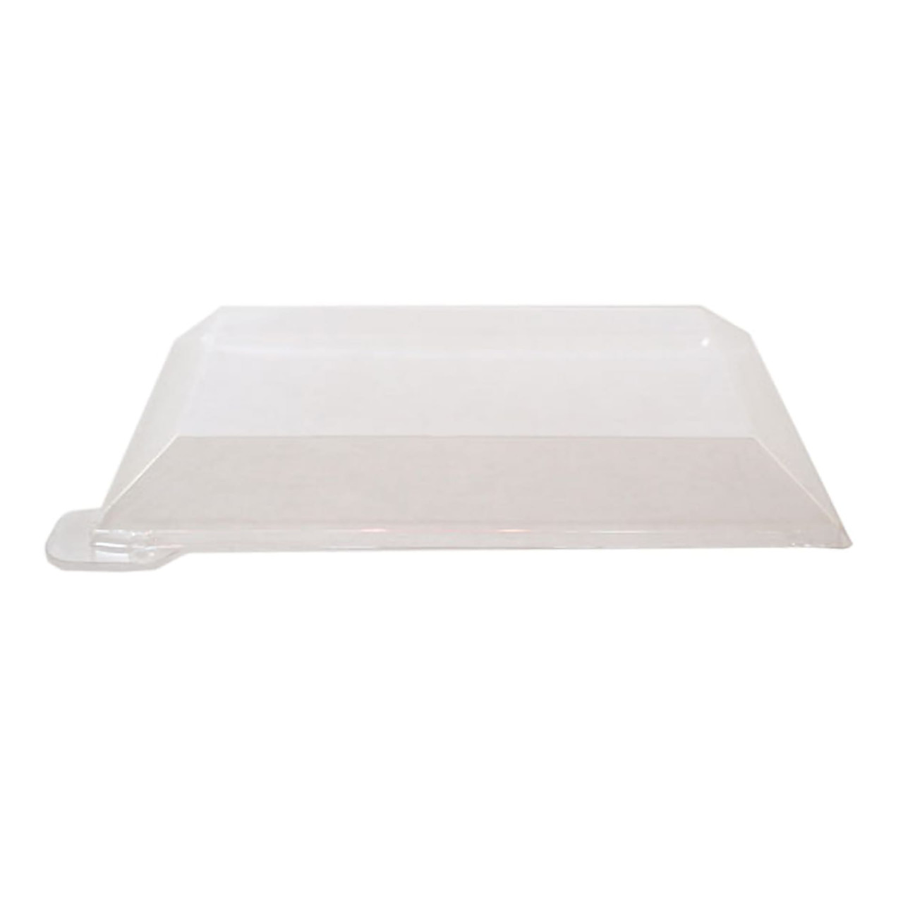 Lid Dome 3.95X3.95X0.6 IN PET Clear Square For Container Freezer Safe 25 Count/Pack 4 Packs/Case 100 Count/Case