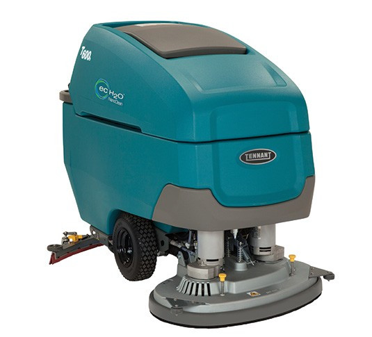Floor Scrubber 32 GAL 32IN Walk Behind On-Board Charger Pad Cylindrical 1/Each