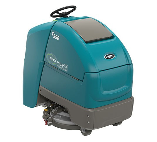 Floor Scrubber 14.1 GAL 24IN 24v Stand-On On-Board Charger Pad ec-H2O NanoClean® Battery 1/Each