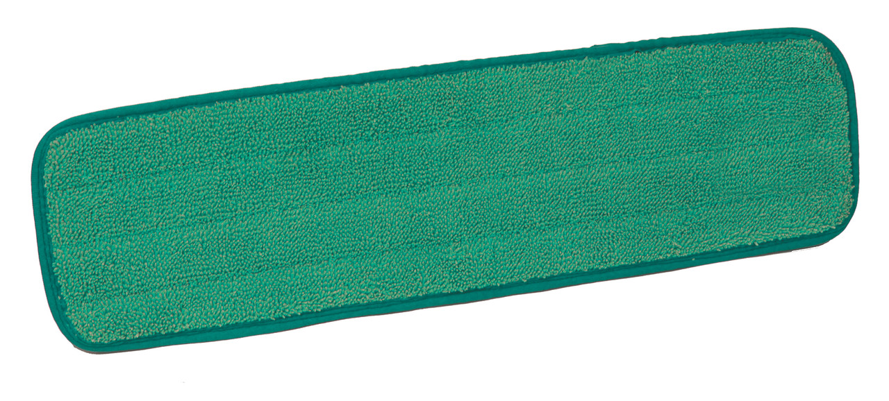 MaxiPlus® Wet Mop Pad 18X5 IN Green Microfiber Pocket 1/Each