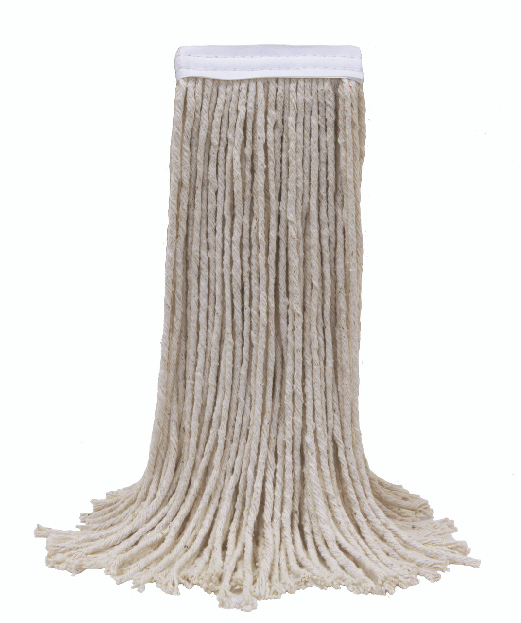 MaxiCotton™ Mop Head #32 21X6X1 IN White Cotton 8PLY 1.25IN Narrow Headband 12/Case