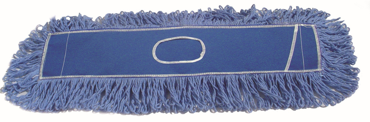 Netcare Dust Mop 18 IN Blue Premium Launder 1/Each