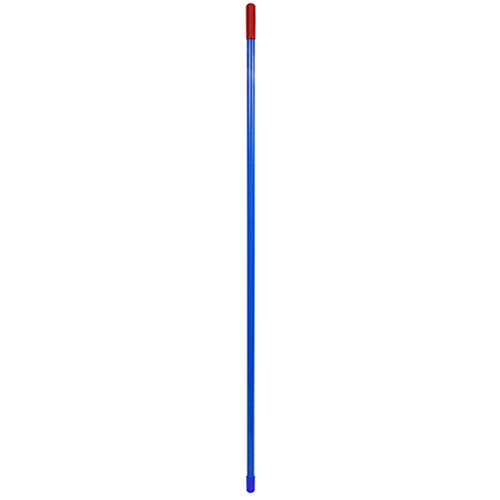Impact® Mop Handle 60 IN Blue Red Fiberglass Plastic Screw Type Layflat 1/Each