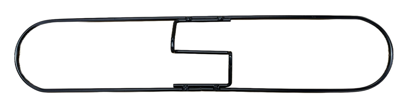 Dust Mop Frame 48X5X1.5 IN Black Powder Coated Metal 1/Each