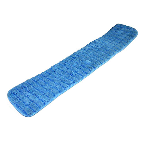 Impact® Wet Mop Pad 24 IN Blue Microfiber PP Cut End With Scrub Strips 1/Each