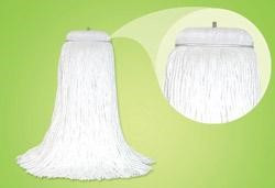 Mop Head 16 OZ White Rayon 4PLY Cut End Screw Type 1/Each
