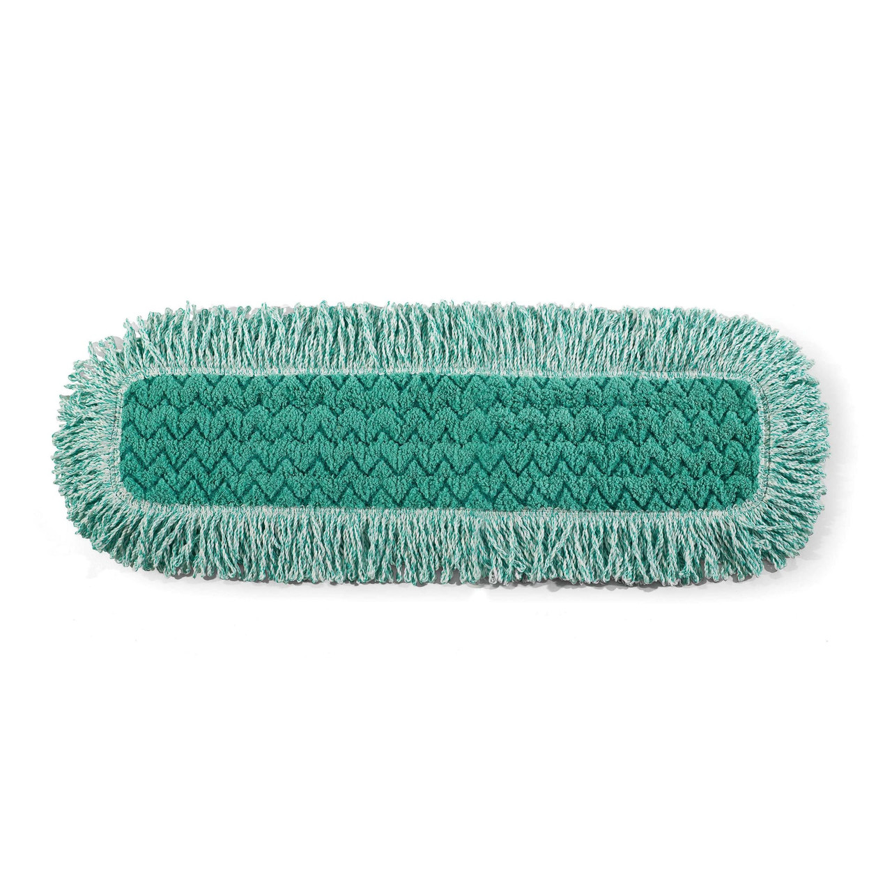 Hygen™ Dust Mop 24 IN Green Microfiber With Fringe 1/Each