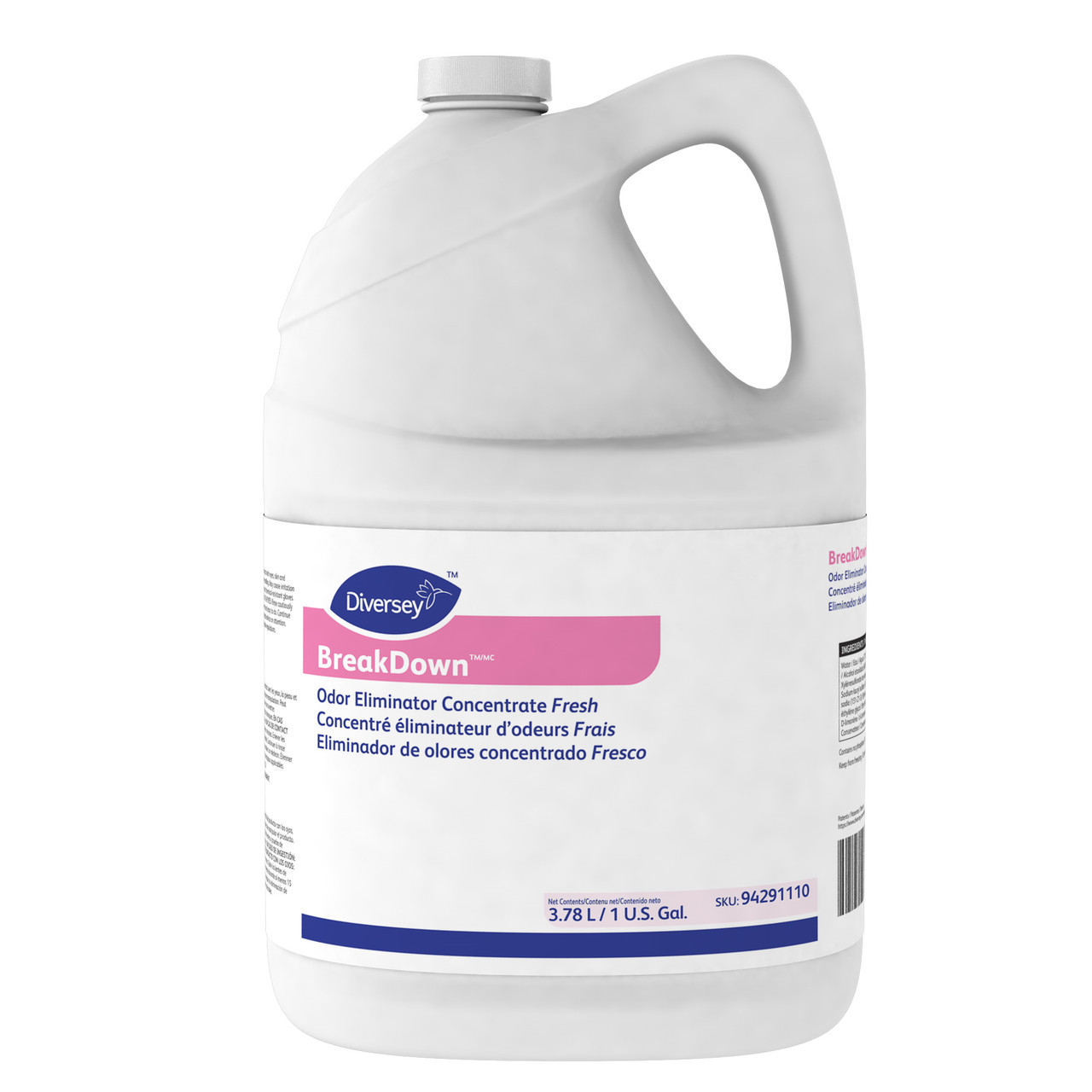 BreakDown Odor Eliminator & Cleaner Fresh Scent Red 1 GAL 4/Case