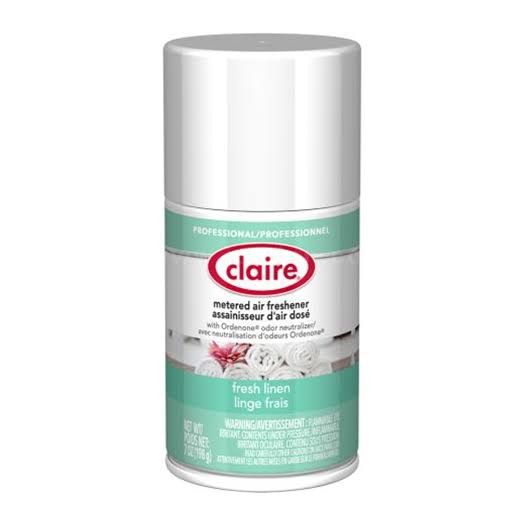Claire Air Freshener Fresh Linen Clear Aerosol 7 FLOZ Metered 1/Each