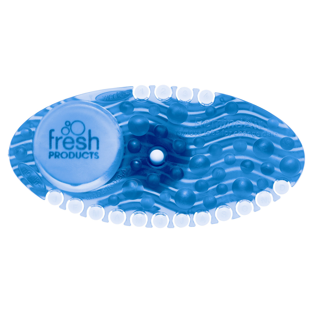 Curve Air Freshener (With Holders) Cotton Blossom Blue EVA 10 Count/Pack 6 Packs/Case 60 Count/Case