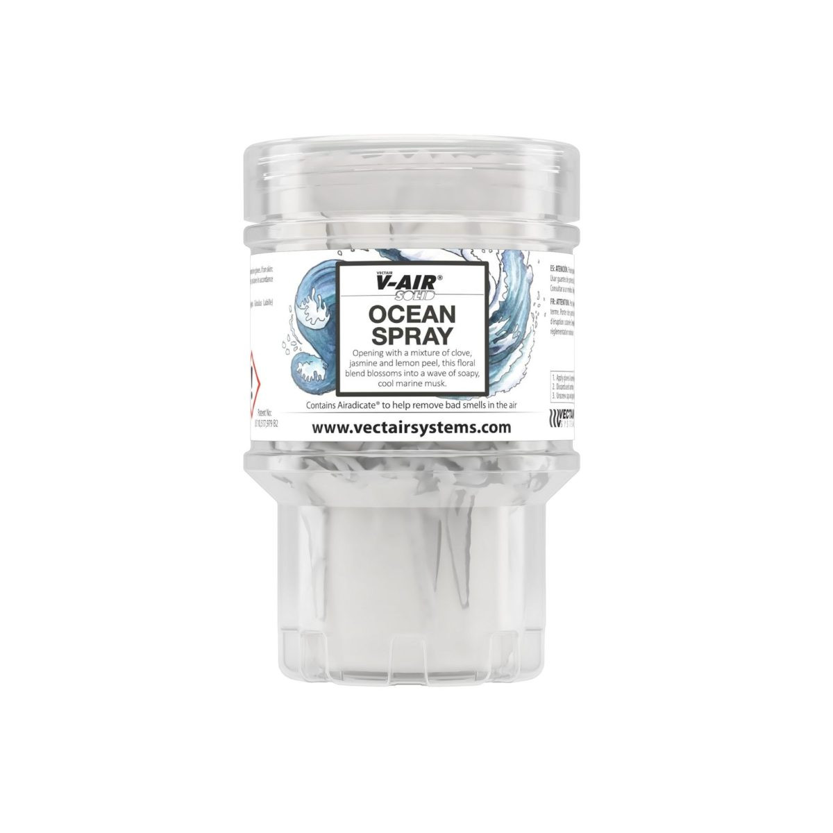 V-Air® Air Freshener Ocean Spray Solid Refill 6/Case
