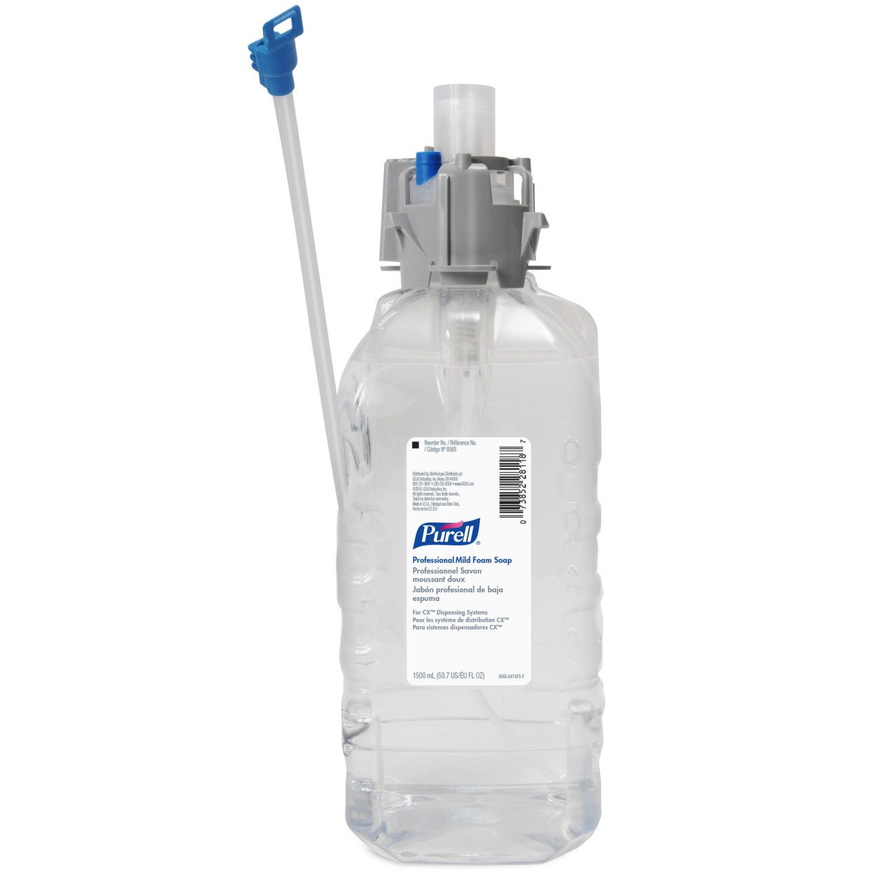 Purell® Hand Cleaner Foam 1500 mL 3.95X3.95X11.9 IN Fragrance Free Dye Free For CXM CXI CXT 4/Case