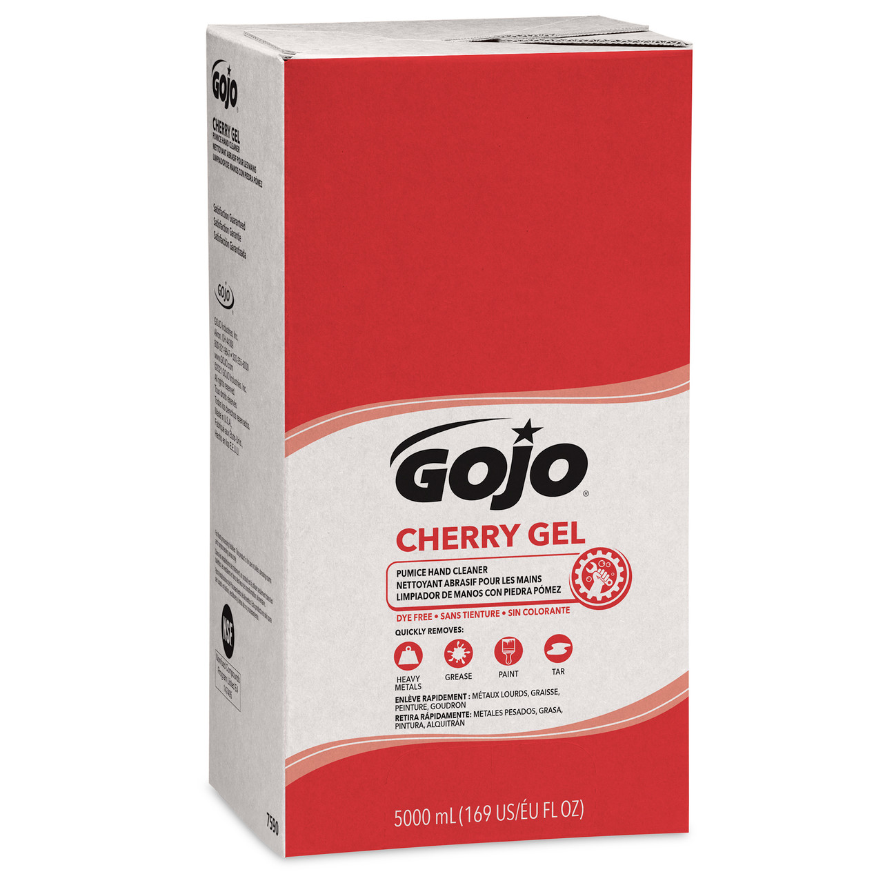 GOJO® Hand Cleaner Gel 5000 mL 4.75X6.56X12.13 IN Cherry Red Pumice For PRO TDX 5000 2/Case