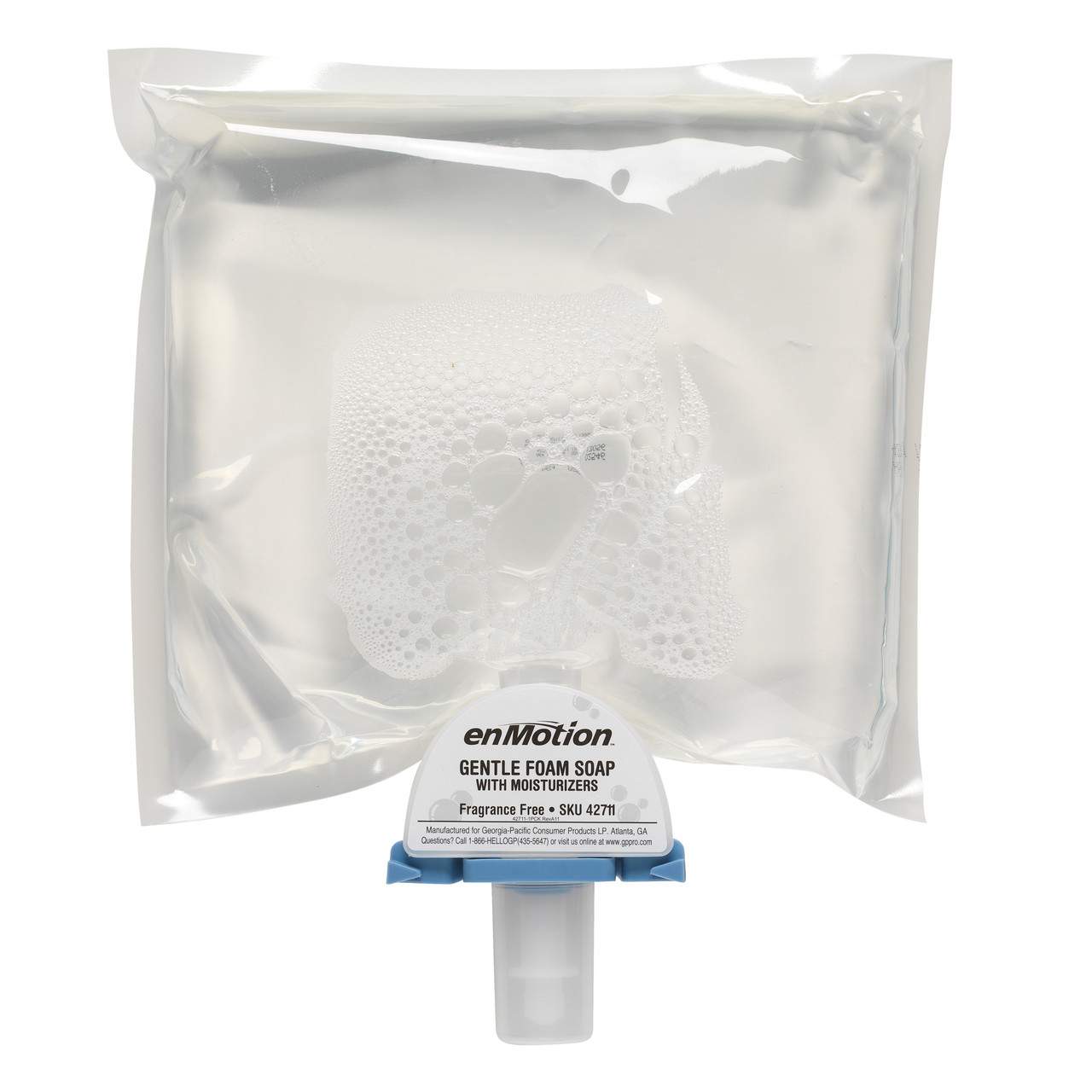 enMotion® Hand Soap Foam 1200 mL Unscented Fragrance Free Clear Dye Free Gentle 2/Case
