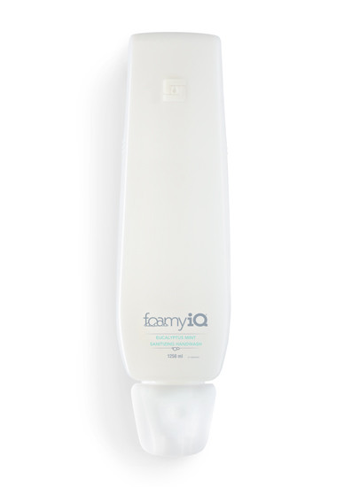 foamyiQ® Eucalyptus Mint Sanitizing Handwash RTU 1250 mL Colorless 4/Case