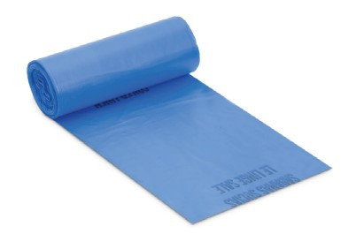 Hospi-Tuff® Can Liner 33X40 IN 33 GAL Blue HMW-HDPE 14MIC Coreless 25 Count/Pack 10 Packs/Case 250 Count/Case