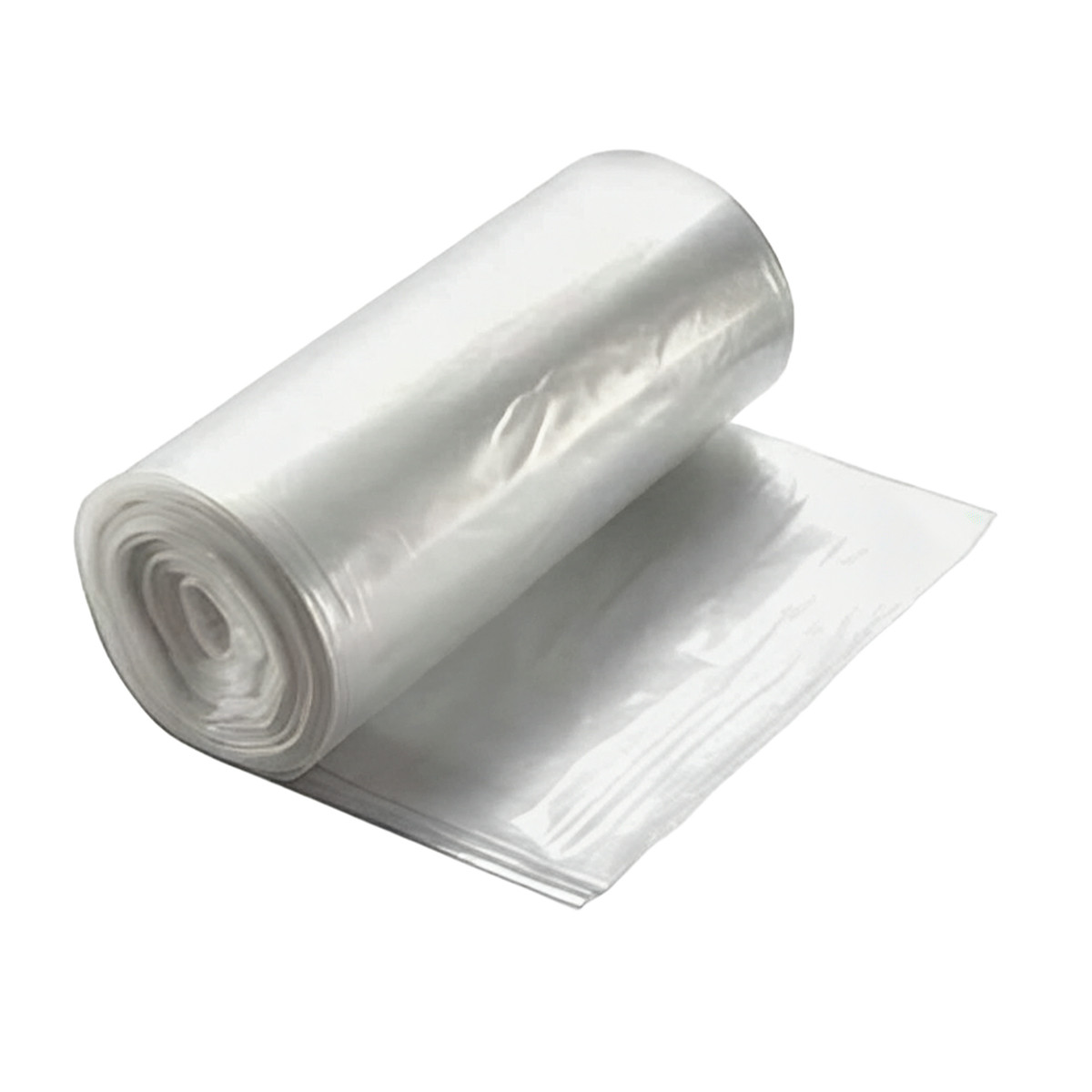 Can Liner 62X30X78 IN Clear Plastic 1MIL Roll 100/Roll