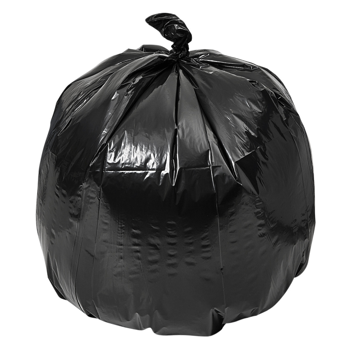 Heritage Can Liner 24X32 IN 12-16 GAL Black Plastic 0.35MIL 500/Case