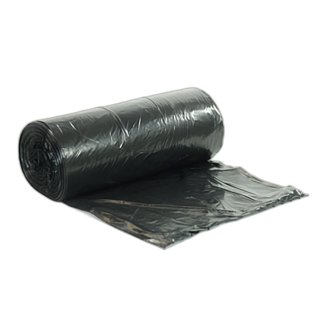 Can Liner 23X31 IN 12-16 GAL Black Plastic 0.3MIL 1000/Case