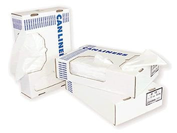Heritage Can Liner 38X58 IN 60 GAL Clear LLDPE 1.5MIL Star Seal 100/Case