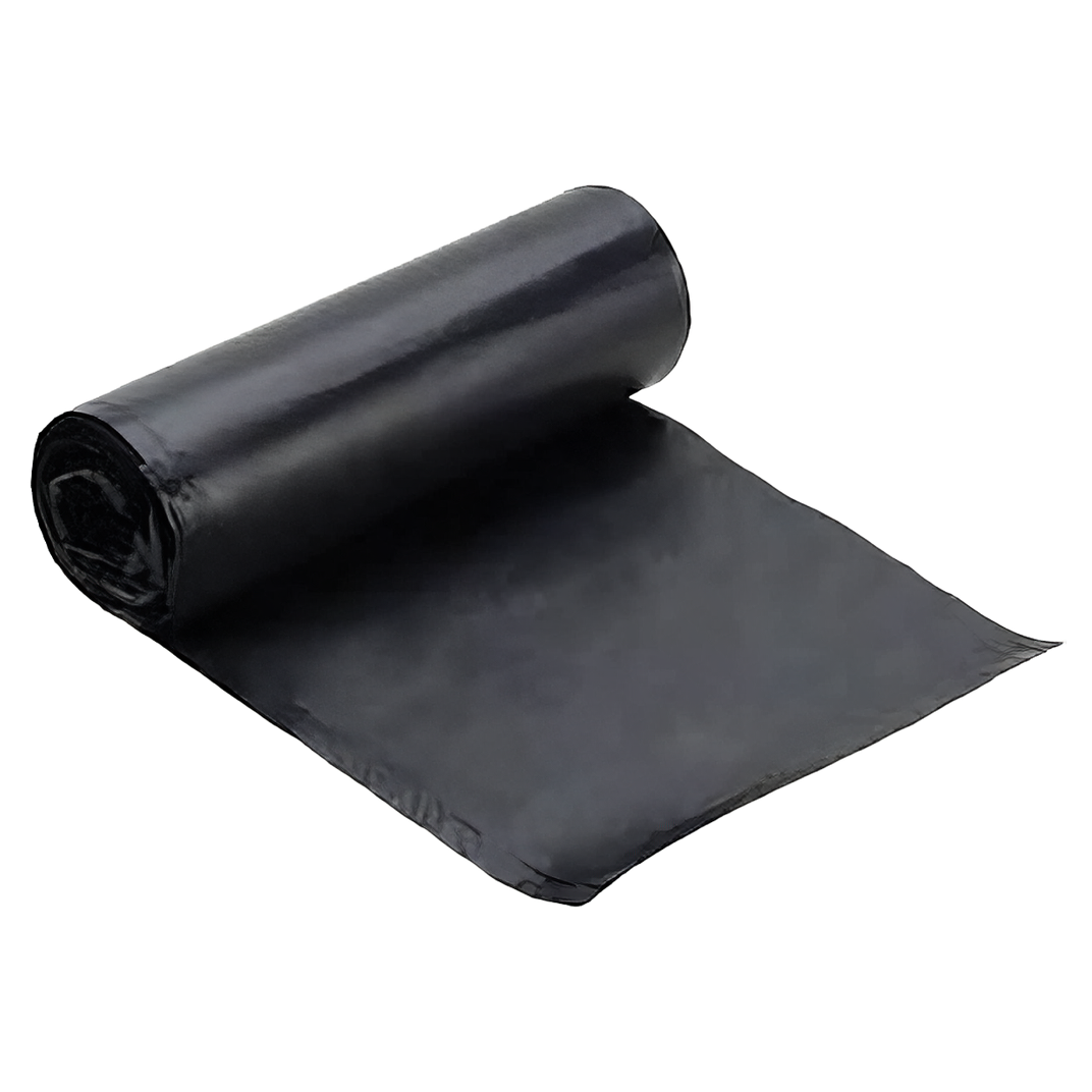 Can Liner 40X48 IN Black HDPE 22MIC Roll 25 Count/Pack 6 Packs/Case 150 Count/Case