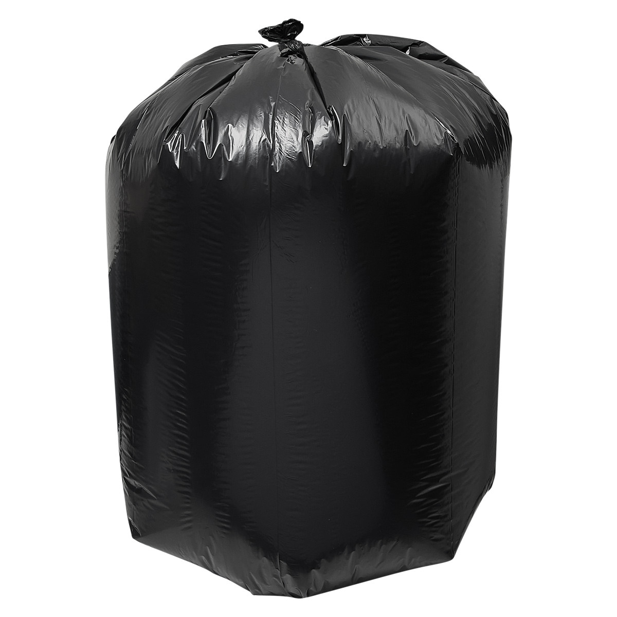 Can Liner 38X58 IN Black LLDPE 1MIL Coreless 25 Count/Pack 4 Packs/Case 100 Count/Case