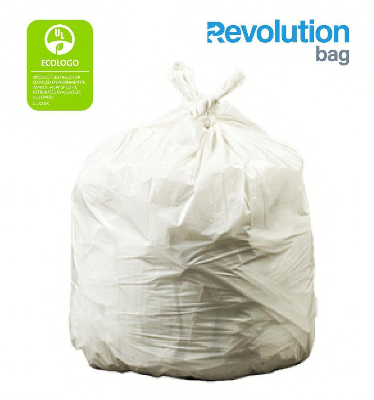 Can Liner 28X45 IN Natural Plastic 0.58MIL 250/Case