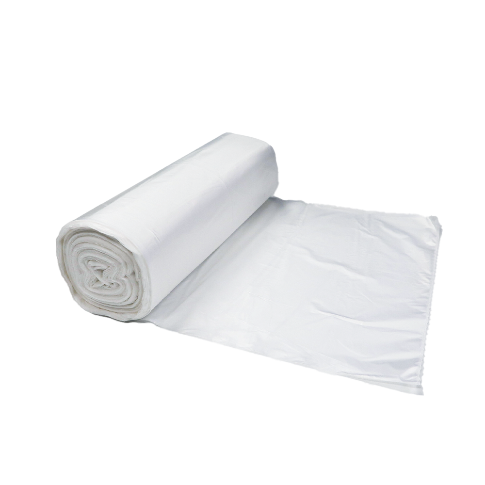 Victoria Bay Can Liner 37X50 IN 40-50 GAL Clear Plastic 1.0MIL 20 Count/Roll 5 Rolls/Case