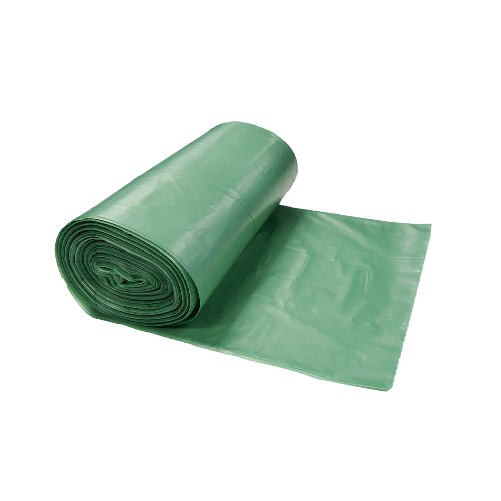 Victoria Bay Can Liner 33X40 IN 33 GAL Green 28MIC 25 Count/Roll 8 Rolls/Case