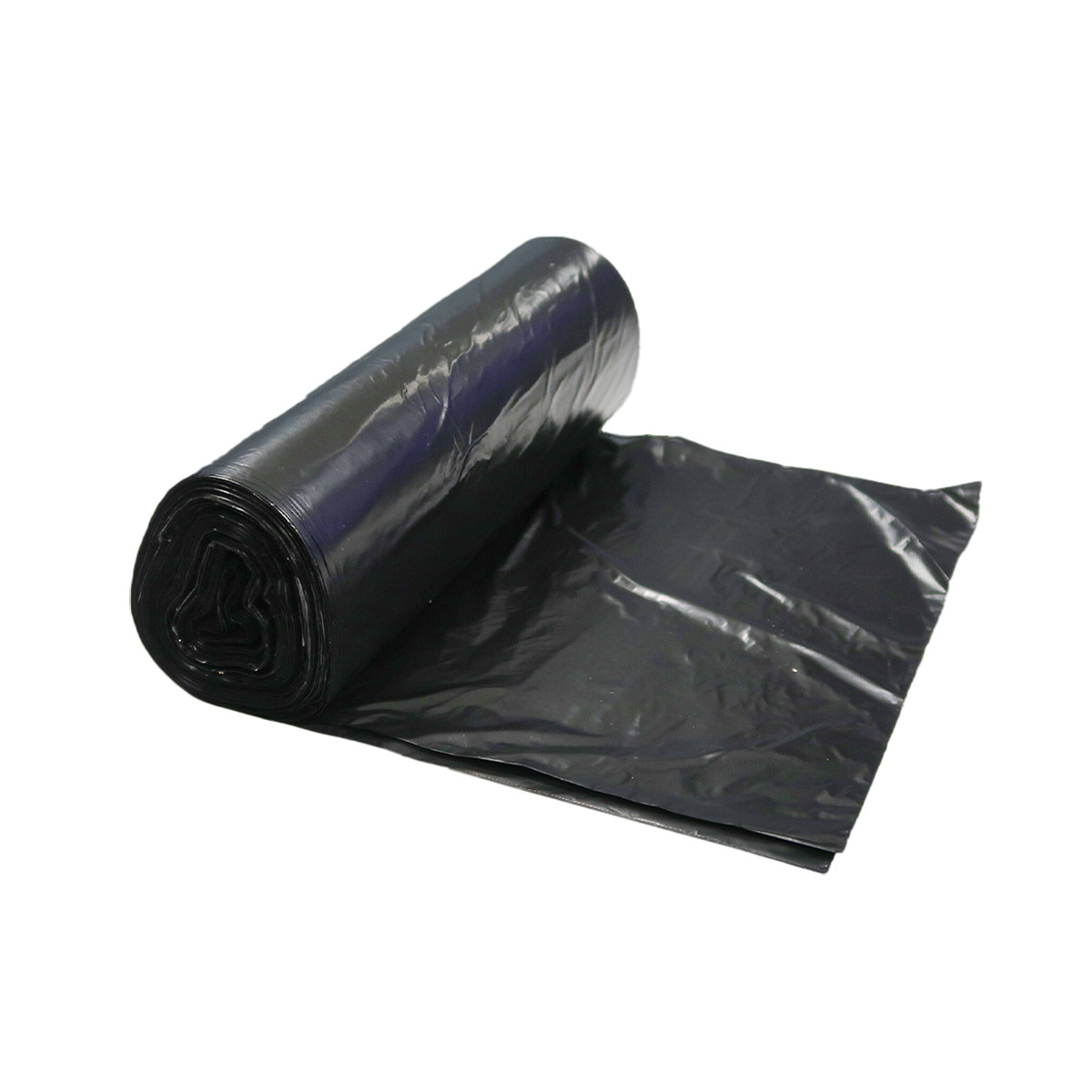 Victoria Bay Can Liner 43X48 IN 50-60 GAL Black 2MIL 10 Count/Roll 10 Rolls/Case