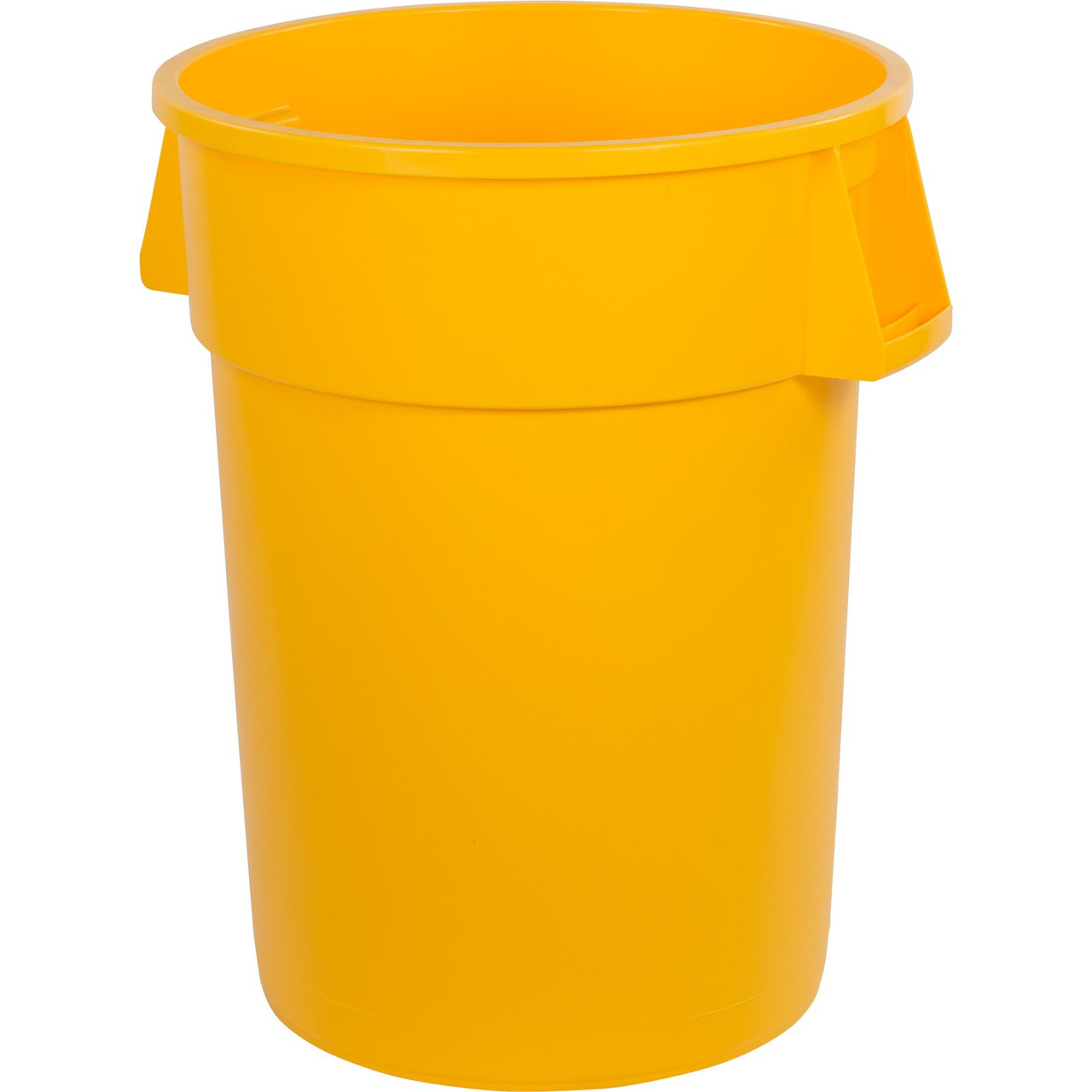 Carlisle Foodservice Products® Trash Can 44 GAL Yellow Round HDPE 1/Each