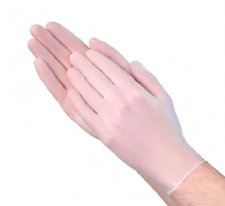 VGuard® Gloves Medium (MED) Clear 3MIL Vinyl Powder-Free 100 Count/Pack 10 Packs/Case 1000 Count/Case
