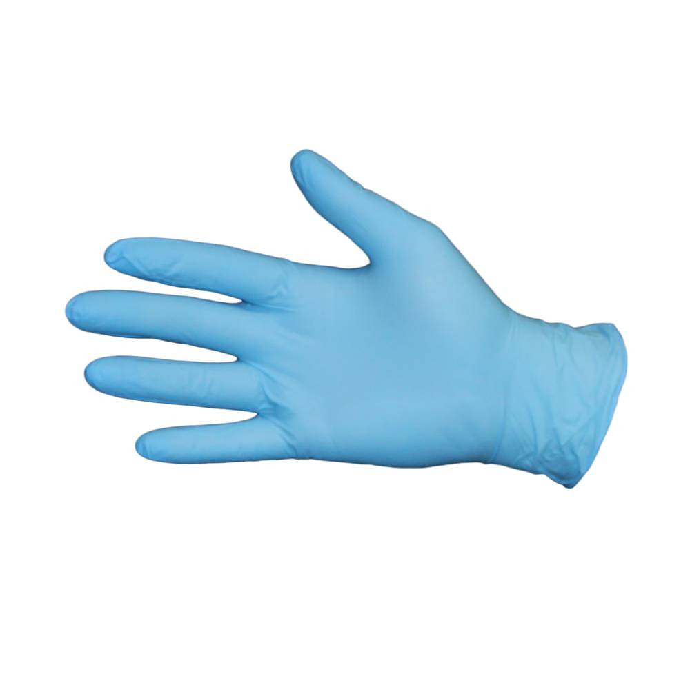 Gloves Medium (MED) Purple Nitrile Disposable Powder-Free 100 Count/Pack 10 Packs/Case 1000 Count/Case