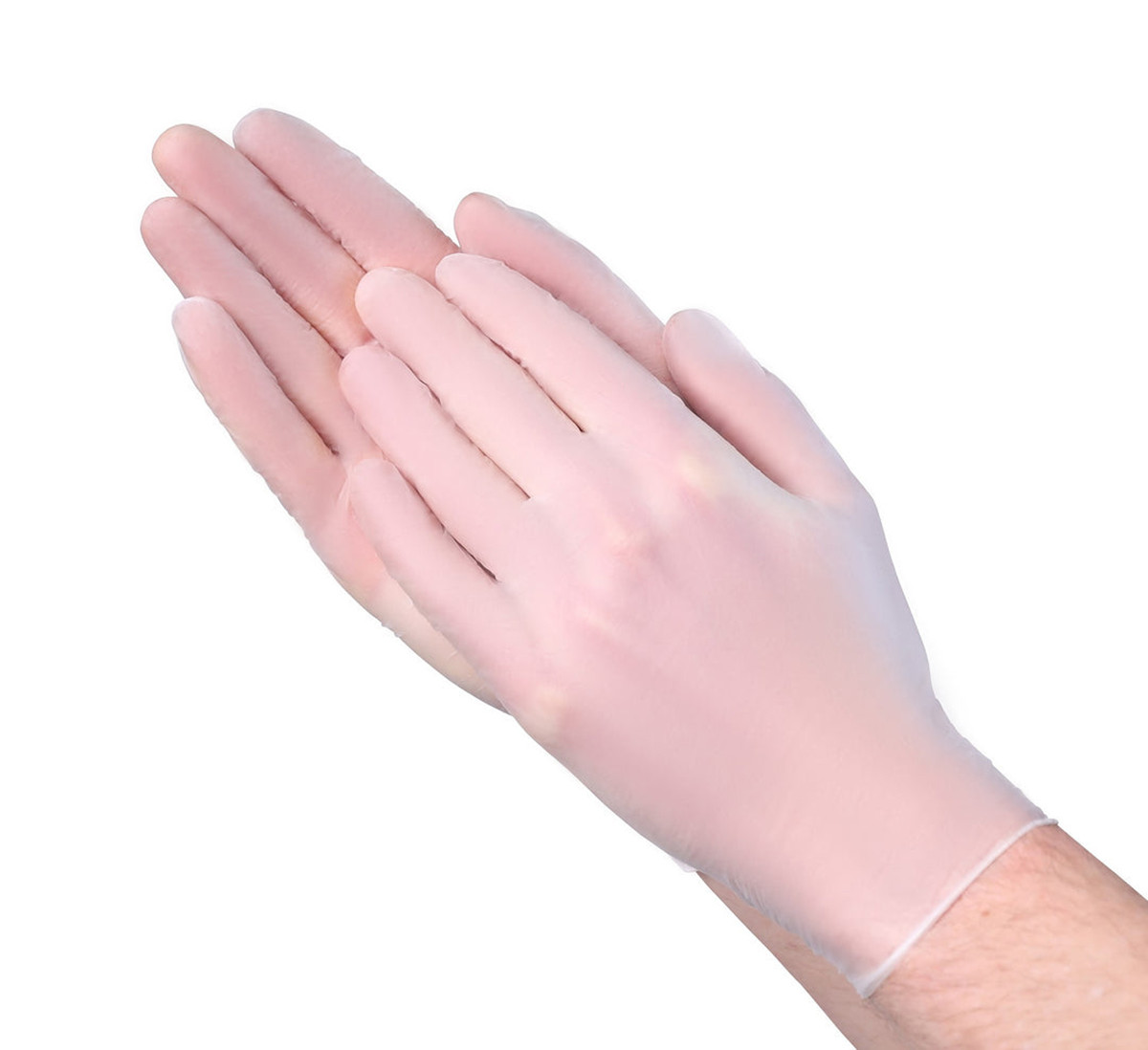 Gloves XL Clear Vinyl Powder-Free 100 Count/Pack 10 Packs/Case 1000 Count/Case