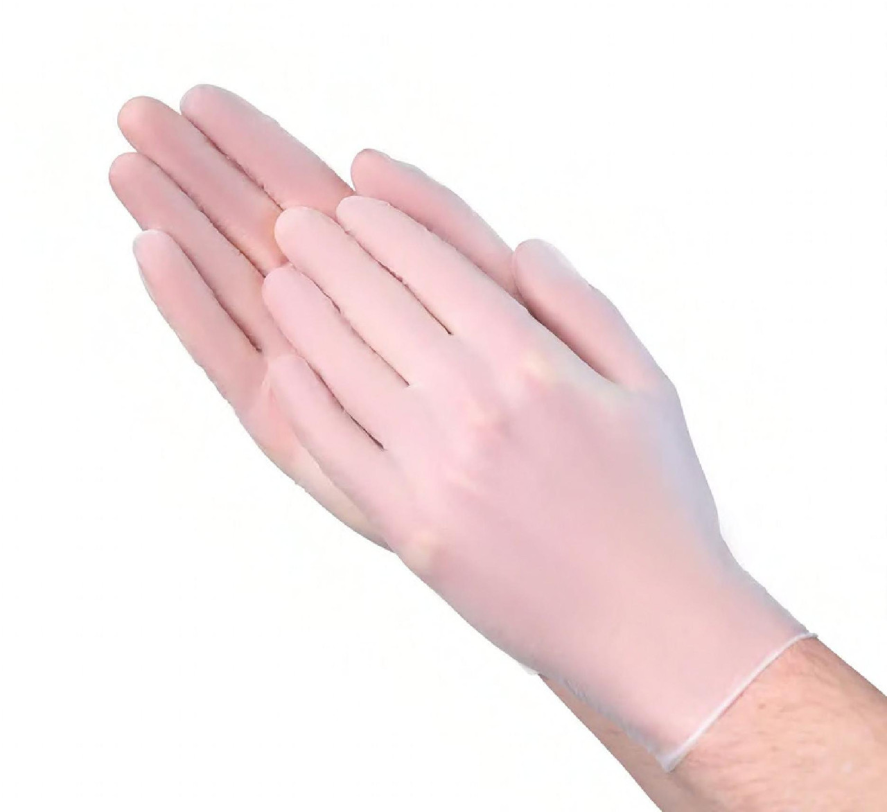 VGuard® Gloves XXL Clear 3MIL Vinyl Powder-Free 900/Case
