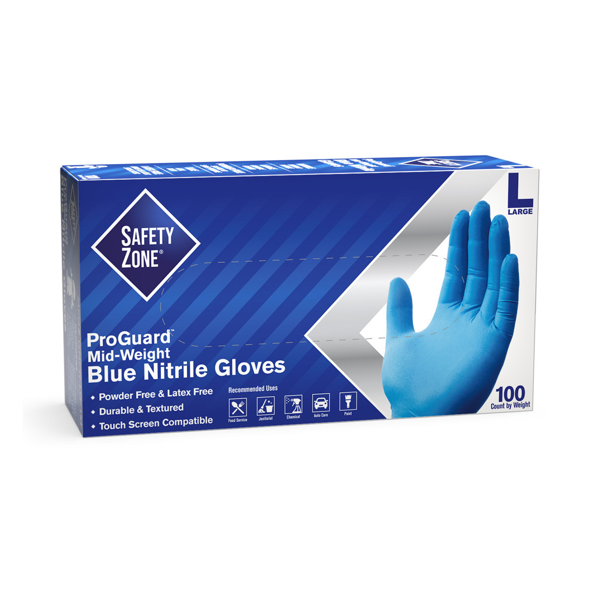 Safety Zone® Gloves Small (SM) Latex Powder-Free 1000/Case