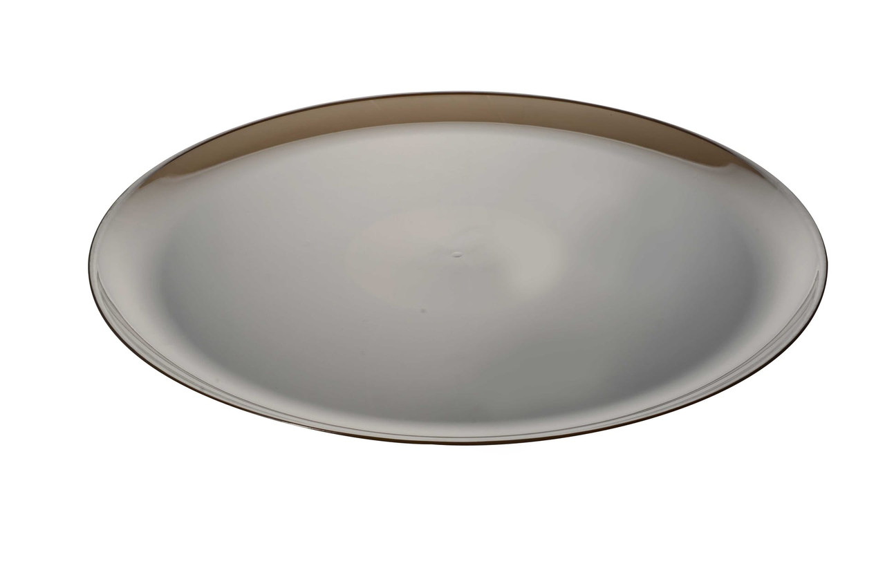 Platter Pleasers Serving Tray 16 IN PP Gray Round 25/Case