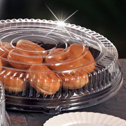 Lid 18 IN PET Clear Round For Container 25/Case