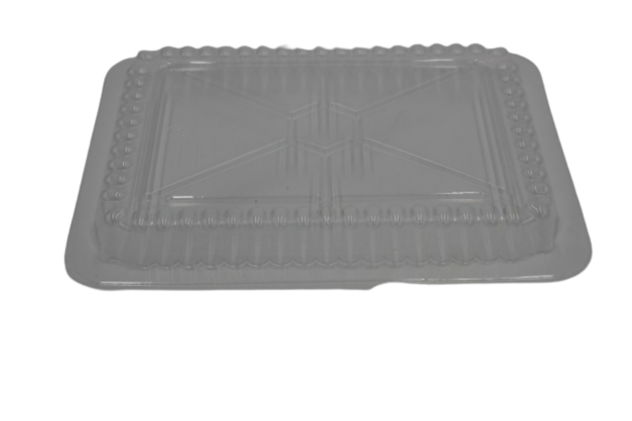 Lid Dome Plastic Clear Oblong For Container 500/Case