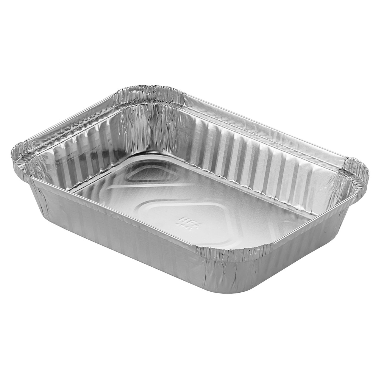 Take-Out Container Base 8.5X6.75X1.5 IN Aluminum Silver Oblong 500/Case