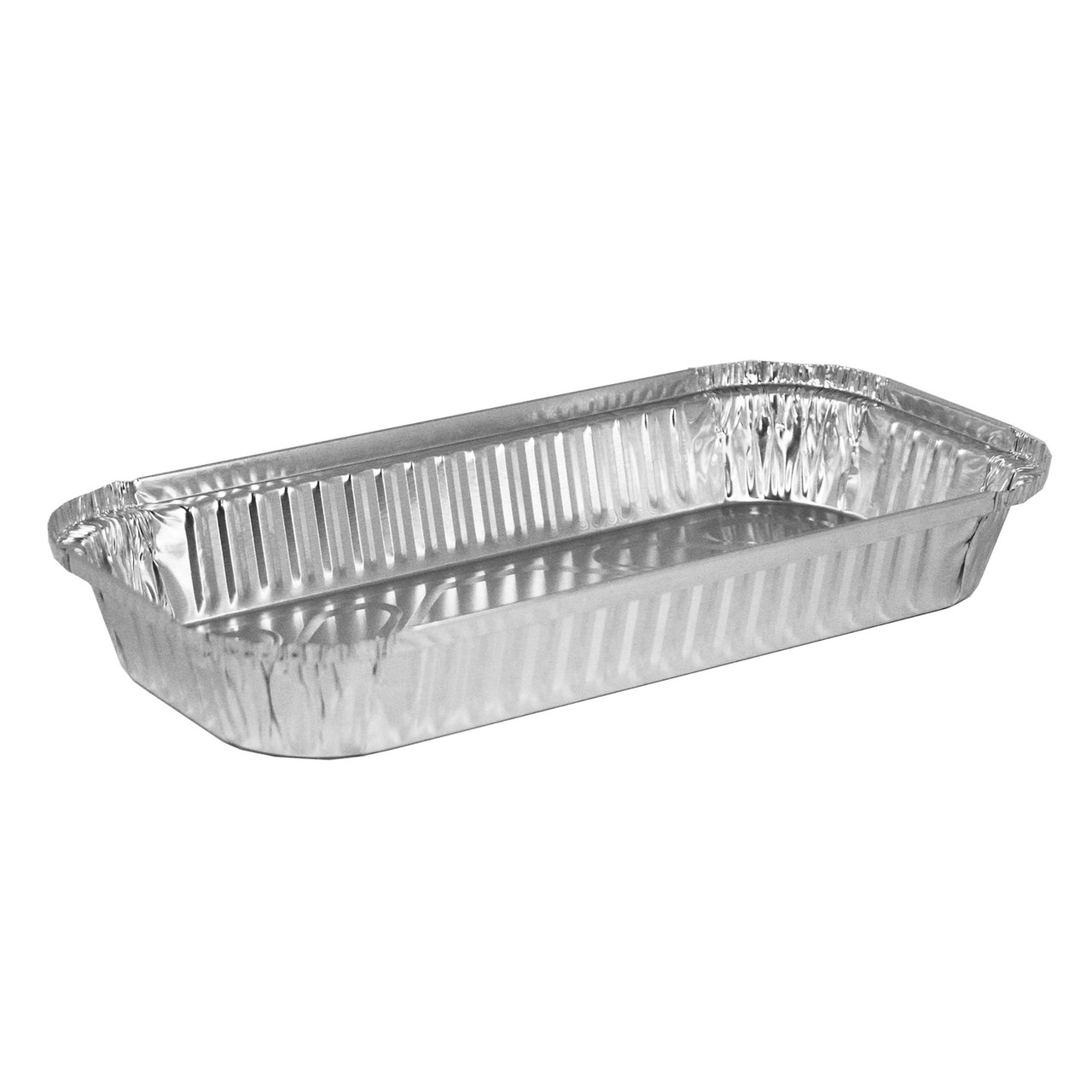 Take-Out Container Base 3 LB 12.25X6.25X1.5 IN Aluminum Silver Oblong 250/Case