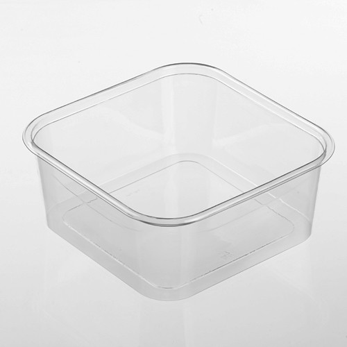 Polar Pak® Deli Container Base & Lid Combo 99 OZ PET Square 50/Case