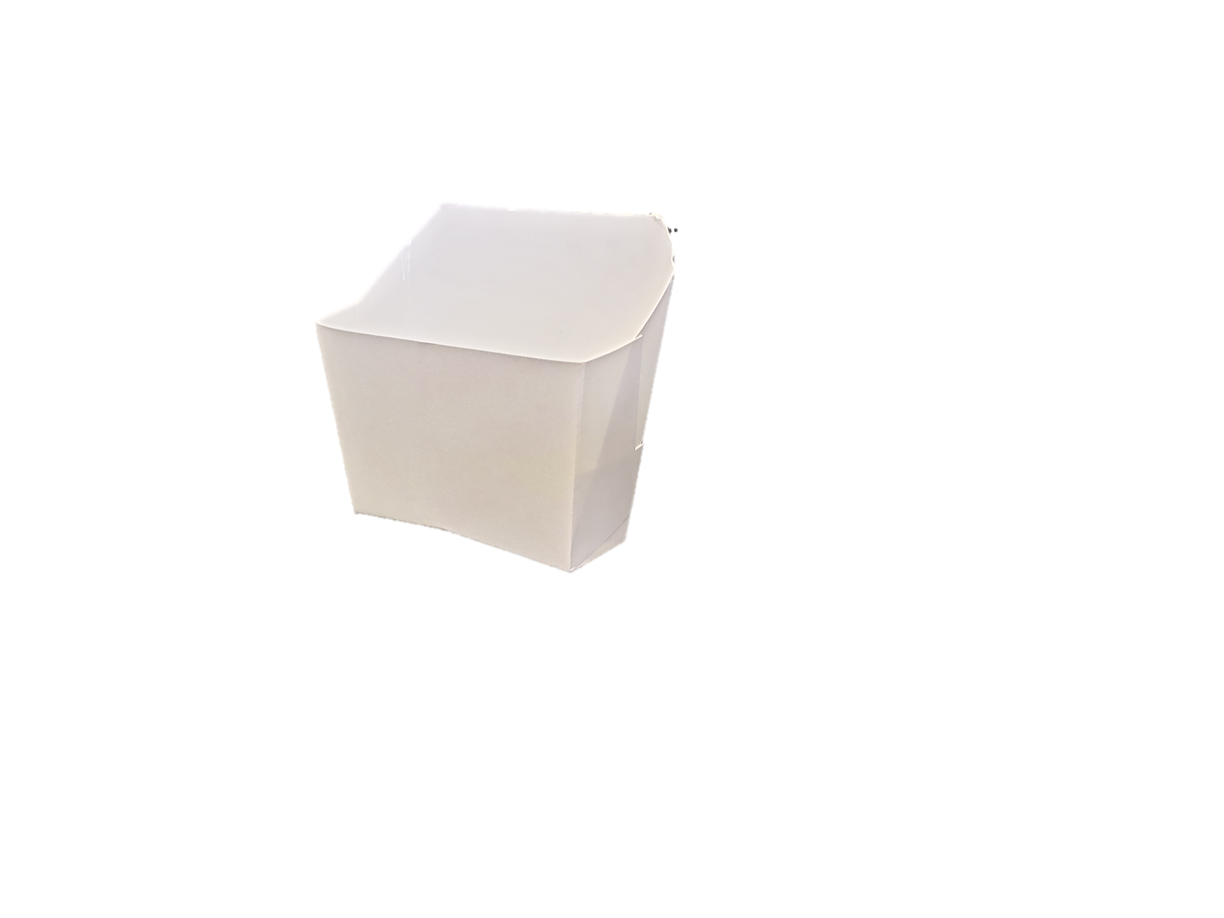 French Fry Cup & Scoop Paper White 1000/Case