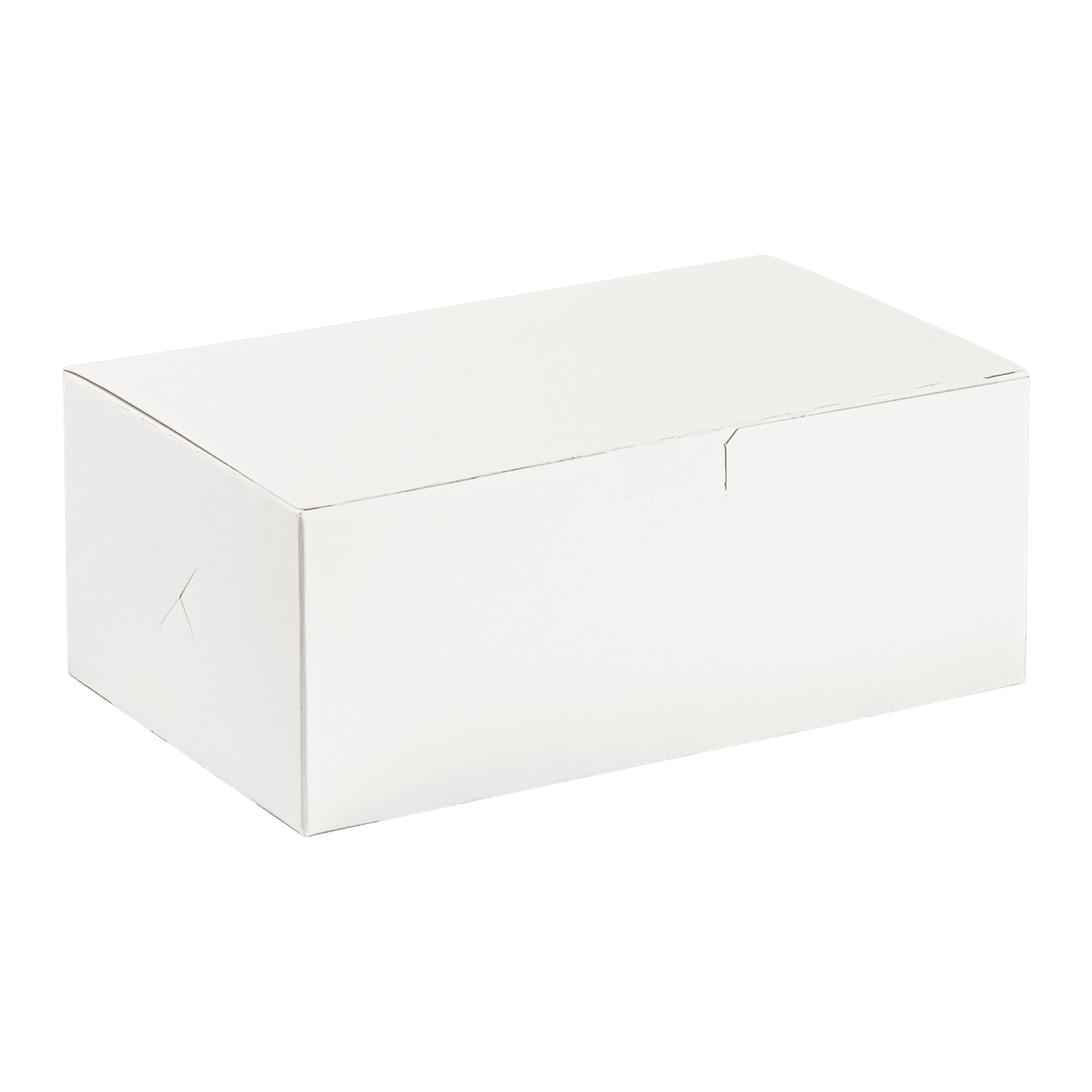 Snack Take-Out Box Tuck-Top 7X4.25X2.75 IN White Automatic Bottom 250/Case