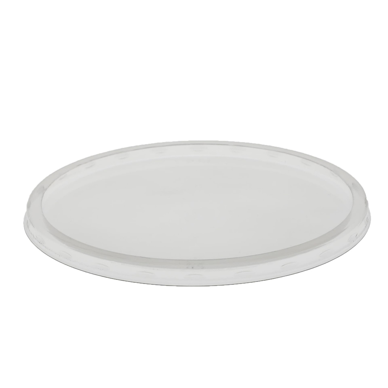 Lid Flat 7X0.37 IN PET Clear Round For Deli Container Unhinged 300/Case