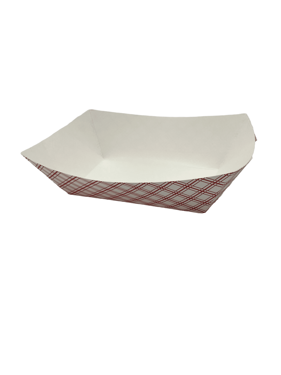 Food Tray 10 LB Paper Red White 250/Case